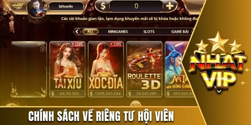 Chính sách về riêng tư hội viên