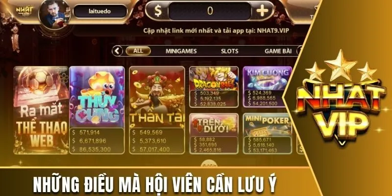 Những điều mà hội viên cần lưu ý khi cá cược tại cổng game